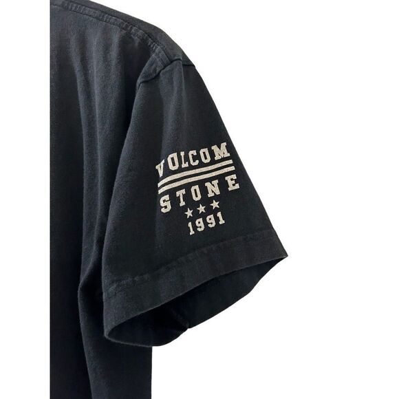 Volcom T-shirt Boys ‘91 Youth Boy's Skate T-Shirt Black Size Xl Short Sleeve - Picture 6 of 8